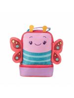 Lancheira pets infantil feminina rosa borboleta