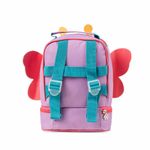 Lancheira pets infantil feminina rosa borboleta