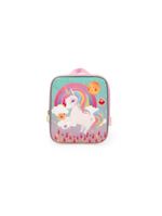 Lancheira térmica infantil feminina unicórnio rainbow