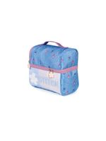 Lancheira térmica infantil feminina stitch azul