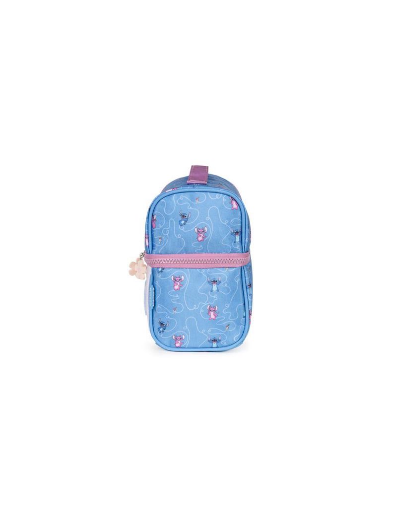 Lancheira térmica infantil feminina stitch azul