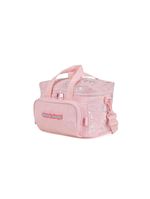 Lancheira térmica feminina stitch & angel rosa claro