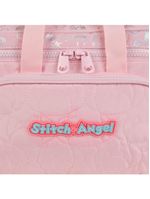 Lancheira térmica feminina stitch & angel rosa claro