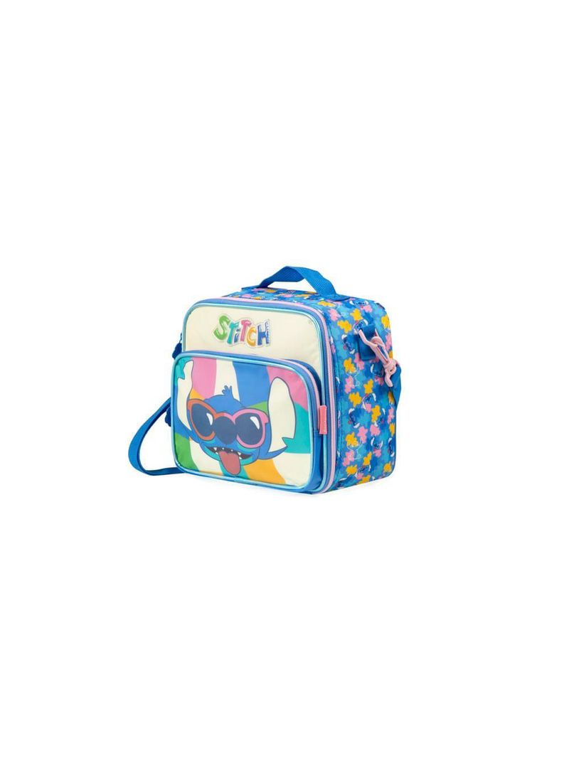 Lancheira térmica feminina stitch azul