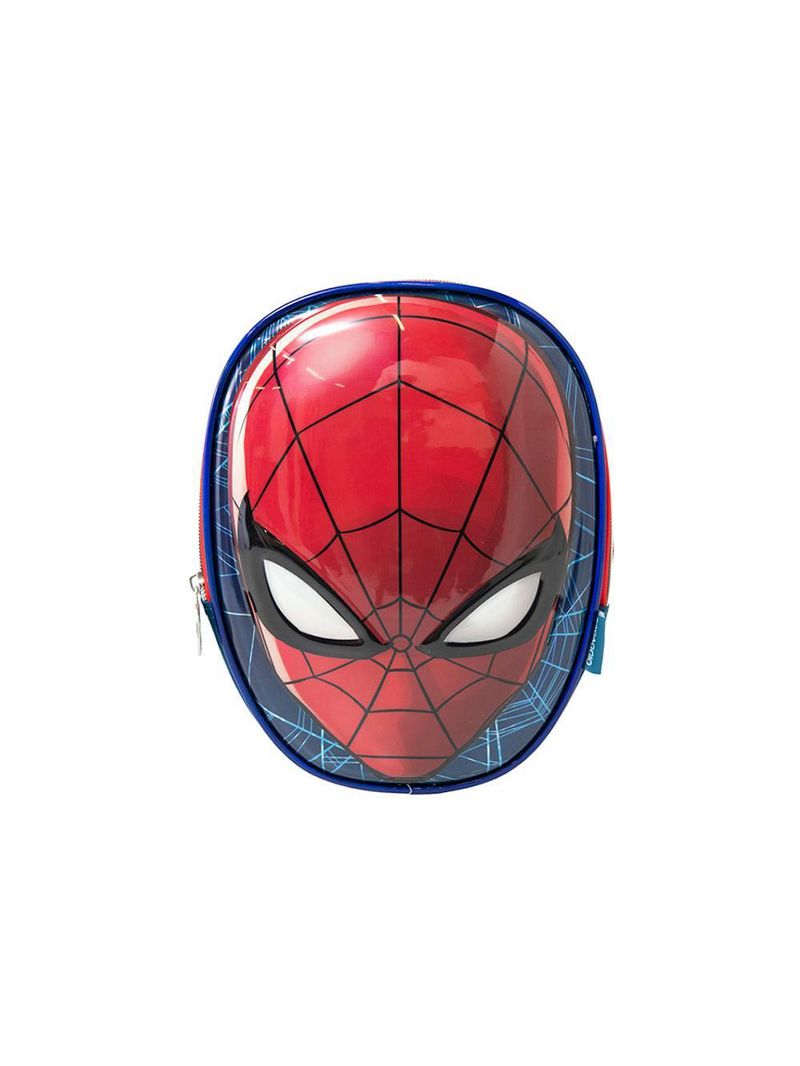 Lancheira escolar masculina homem aranha premium azul