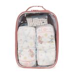 Kit organizador de maternidade p e g pippa rosa