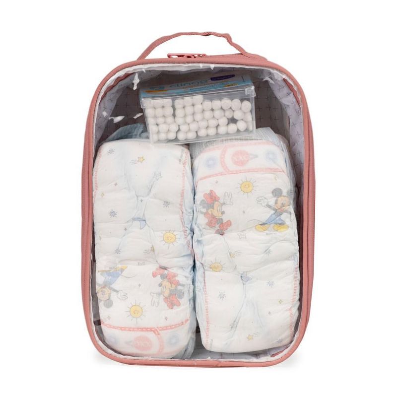 Kit organizador de maternidade p e g pippa rosa