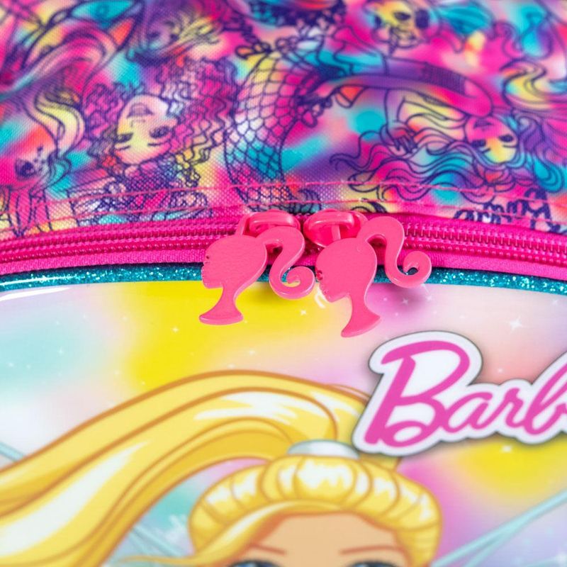 Lancheira escolar feminina barbie premium rosa