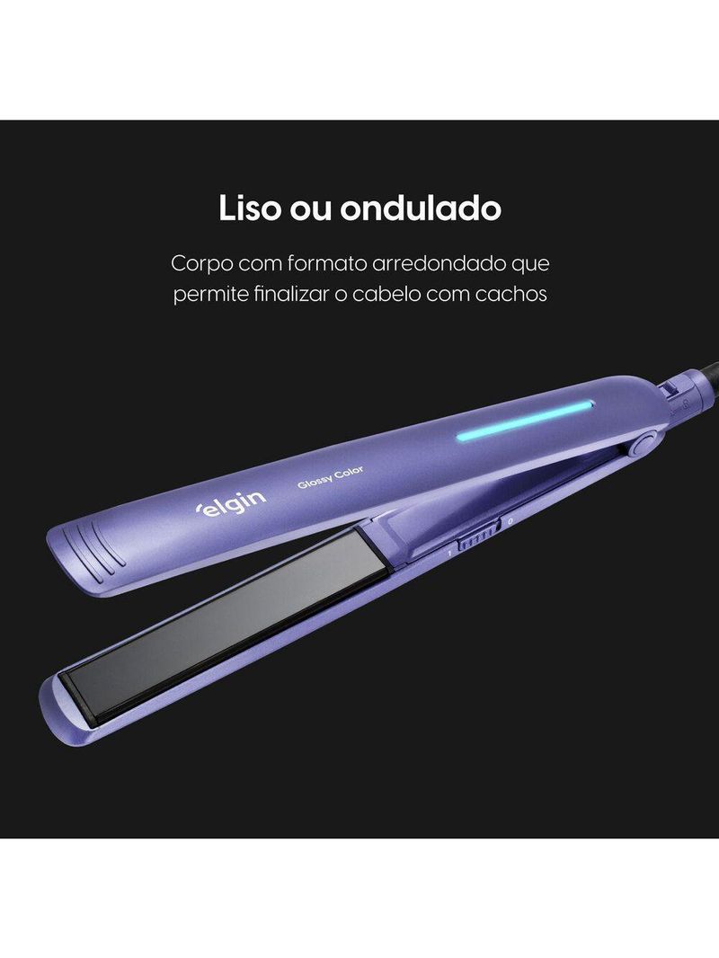 Prancha Alisadora Glossy Color - 230° Tourmaline Ion Bivolt