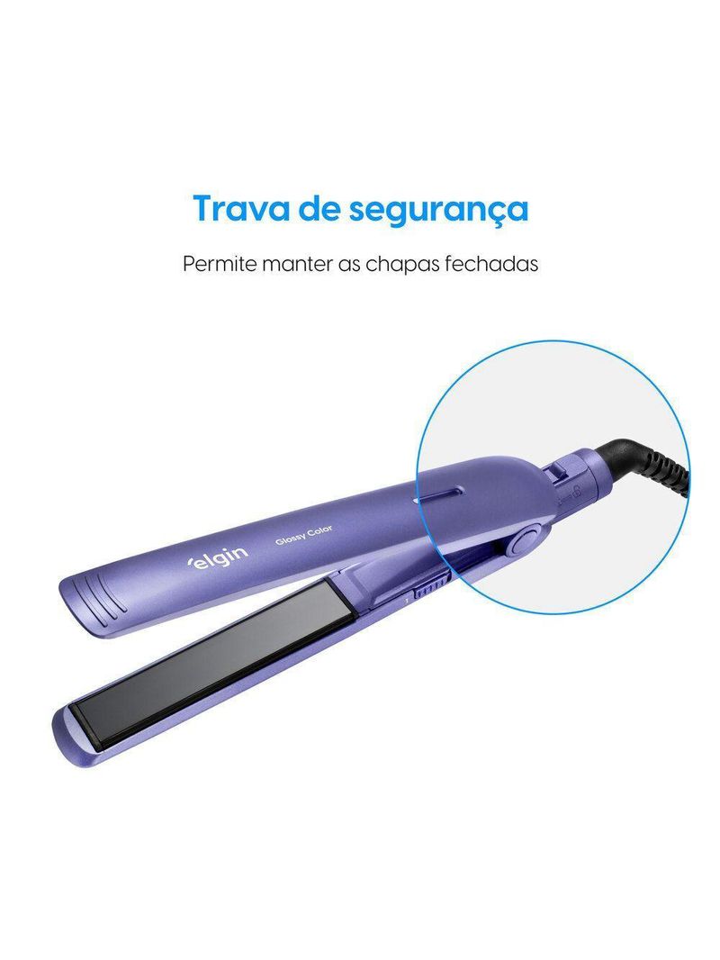 Prancha Alisadora Glossy Color - 230° Tourmaline Ion Bivolt