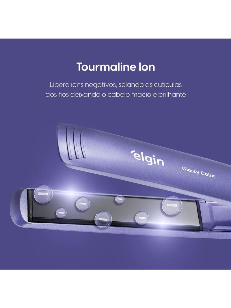 Prancha Alisadora Glossy Color - 230° Tourmaline Ion Bivolt