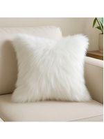 Tecido Pelúcia De Pelo Alto 1,60x1,00 M Para Decoração D03 - D'rossi Off White