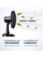 Ventilador De Mesa Mondial 06 Pás Vent 30Cm 127V/60Hz