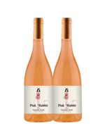 Kit 2 Garrafas Vinho Rose Pink Rabbit 750ml