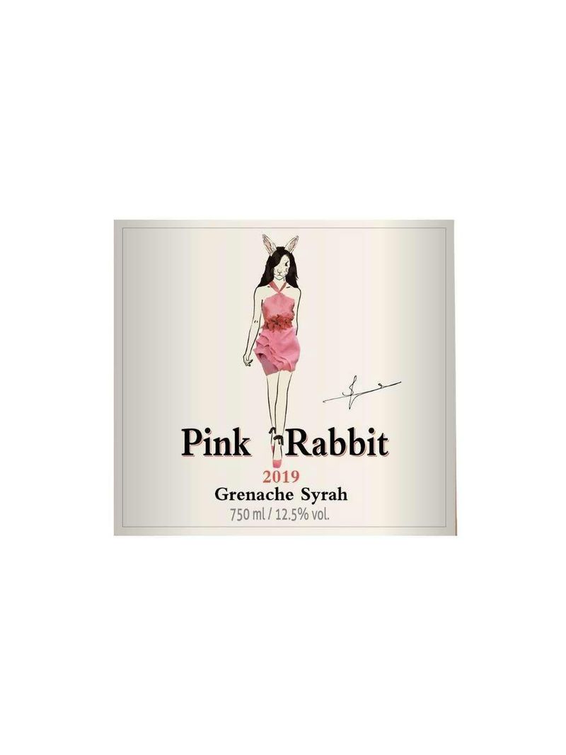 Kit 2 Garrafas Vinho Rose Pink Rabbit 750ml
