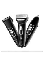 Máquina De Cortar Cabelo Barbeador Aparador 3 Em 1