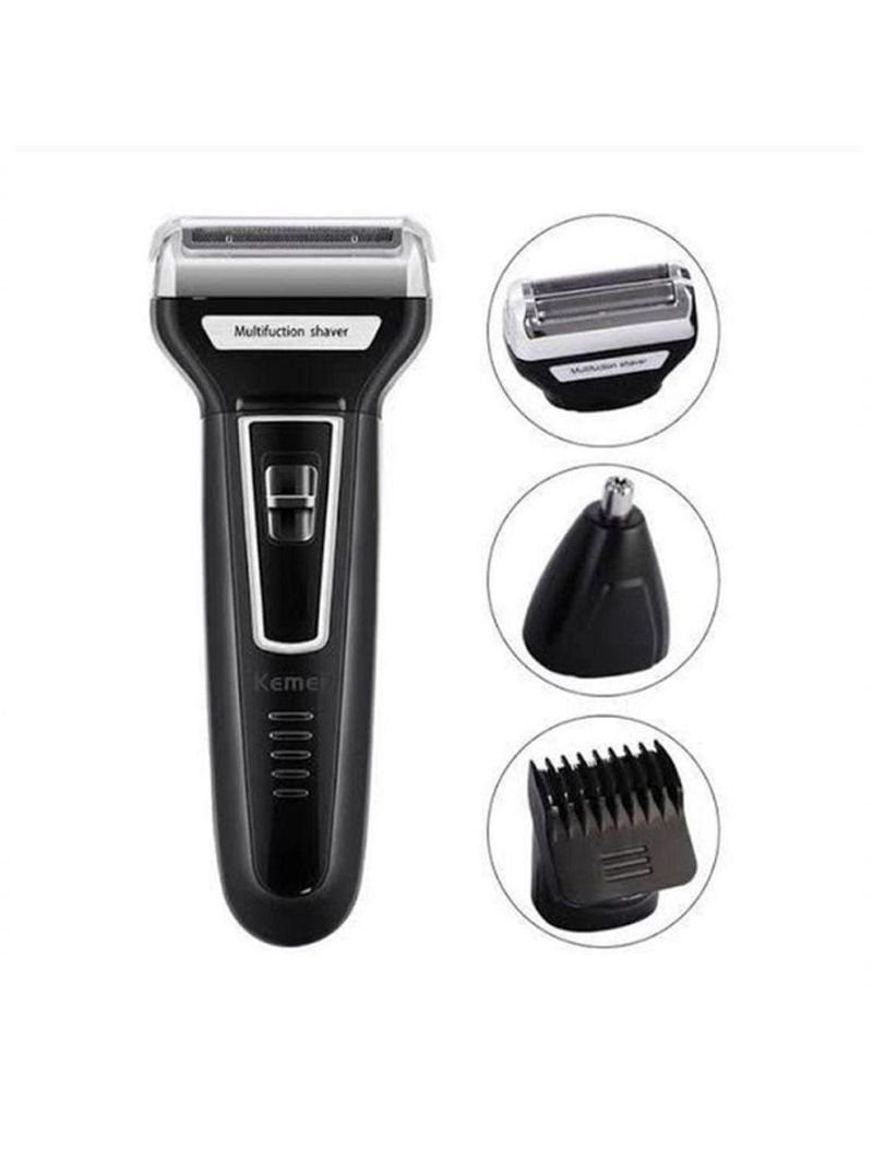 Máquina De Cortar Cabelo Barbeador Aparador 3 Em 1