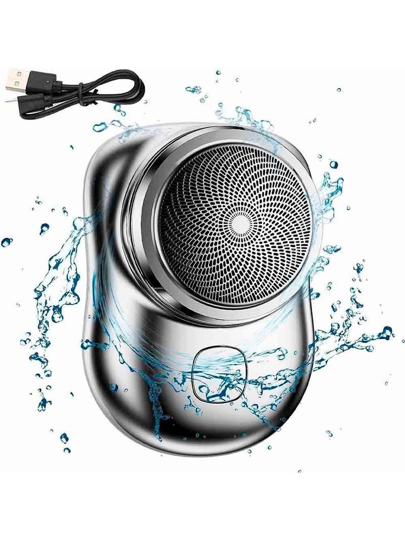 Mini Barbeador Elétrico Portátil Recarregável – Compacto, Prático E à Prova D’água