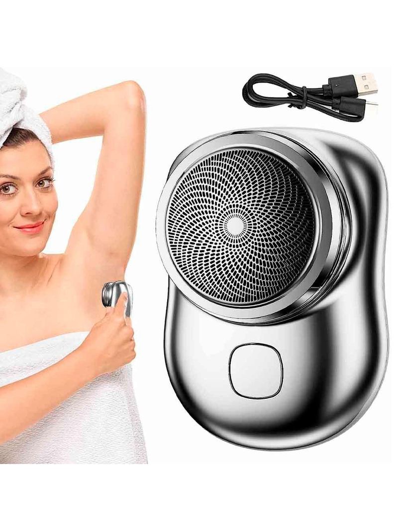 Mini Barbeador Elétrico Portátil Recarregável – Compacto, Prático E à Prova D’água