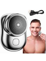 Mini Barbeador Elétrico Portátil Recarregável – Compacto, Prático E à Prova D’água