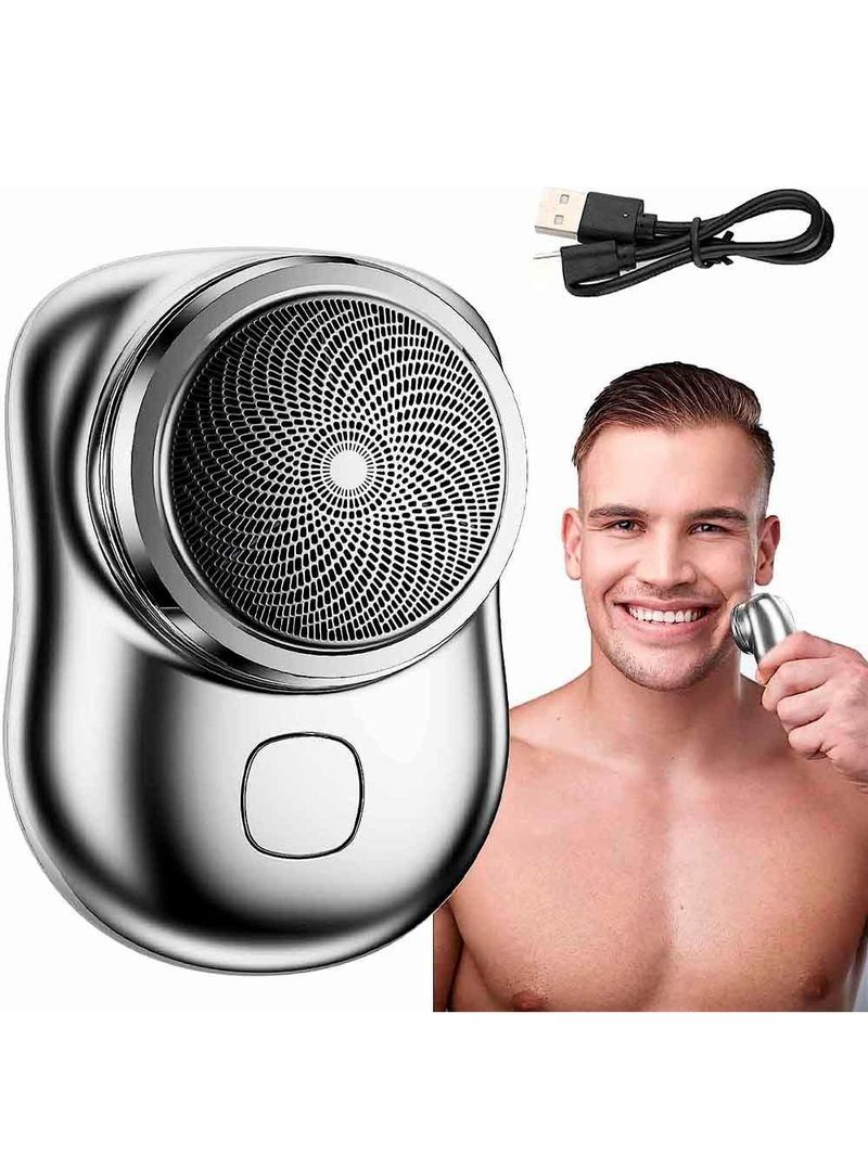 Mini Barbeador Elétrico Portátil Recarregável – Compacto, Prático E à Prova D’água