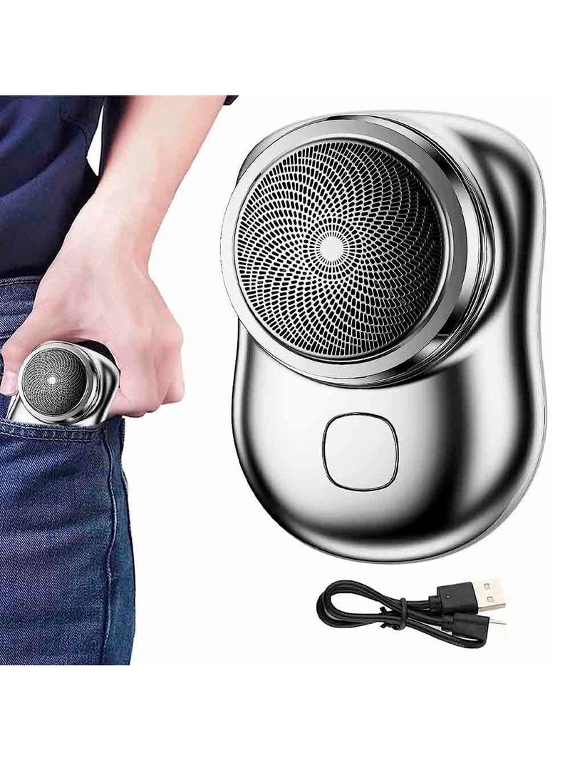 Mini Barbeador Elétrico Portátil Recarregável – Compacto, Prático E à Prova D’água