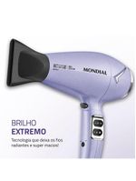 Secador De Cabelos Space Shine Mondial Lilás Bivolt - SC-21-BI