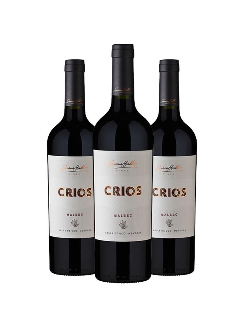 Vinho Susana Balbo Crios Malbec Tinto 750ml (3 Unidades)