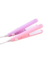 Mini Chapinha Prancha Alisadora De Bolsa Portátil rosa