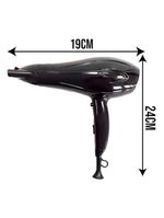 Secador De Cabelo Professional 220V Turbo Ar Quente Frio Vermelho