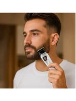 Máquina De Acabamento Km-1679 – Precisão E Performance Para Barba, Aparador Cabelo Visor Digital