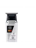 Máquina De Acabamento Km-1679 – Precisão E Performance Para Barba, Aparador Cabelo Visor Digital