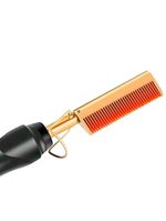 Pente Quente Elétrico Alisador Cabelo Liso Penteados