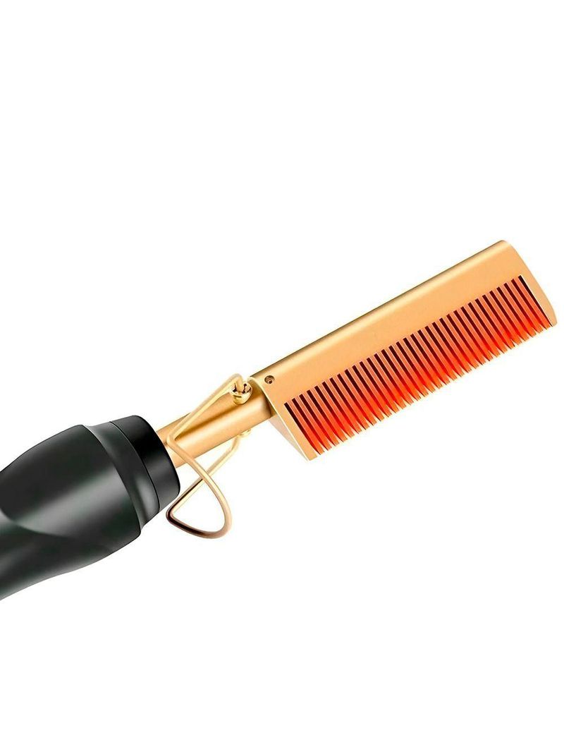 Pente Quente Elétrico Alisador Cabelo Liso Penteados