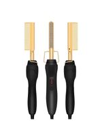 Pente Quente Elétrico Alisador Cabelo Liso Penteados