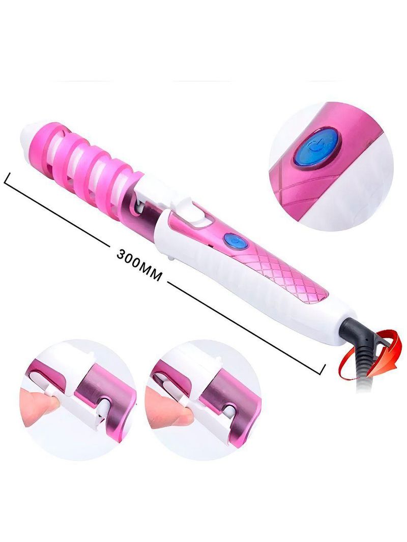 Fazedor De Cachos Modelador Cabelo Espiral rosa