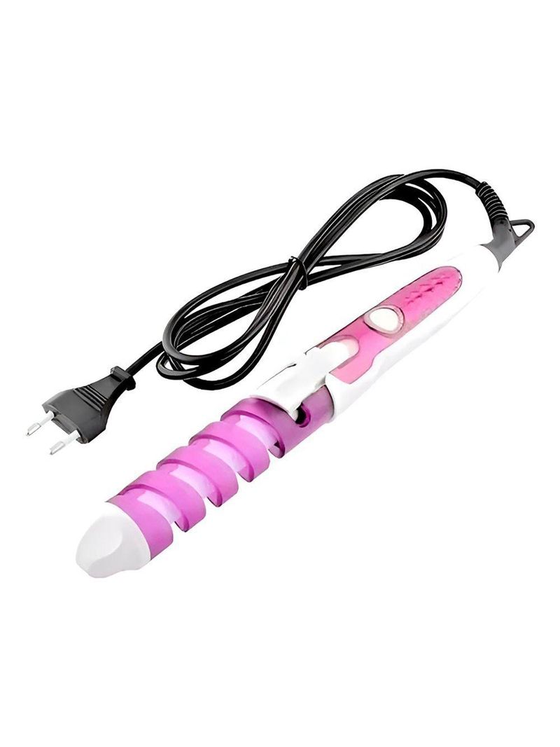 Fazedor De Cachos Modelador Cabelo Espiral rosa