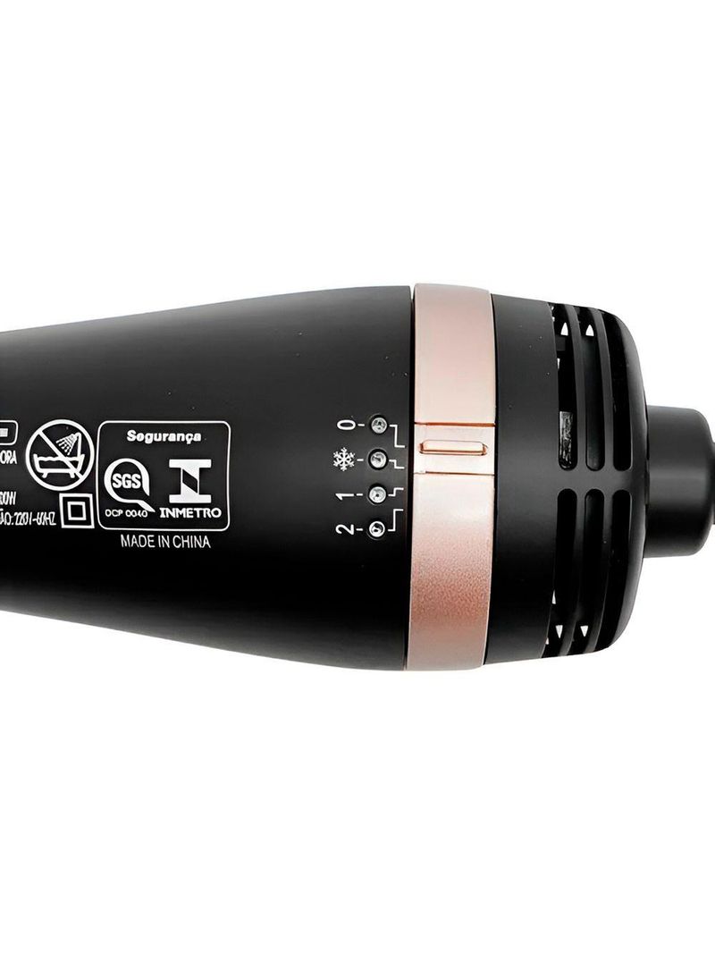 Escova Secadora Modeladora Alisadora Multifuncional 3 Em 110V