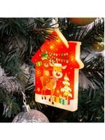 Pingente De Natal Decoração Luz Led Para Janela