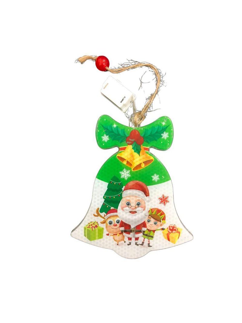 Pingente De Natal Decoração Luz Led Para Janela