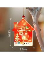 Pingente De Natal Decoração Luz Led Para Janela