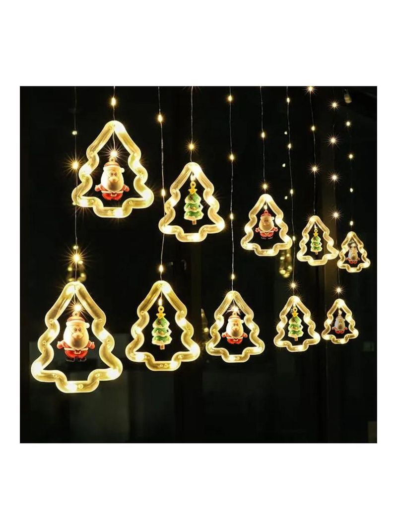 Pisca Cortina Cascata De Luz Led Natalina 3m