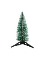 Mini Arvore De Natal Pinheiro Nevada Base Tripé 27cm