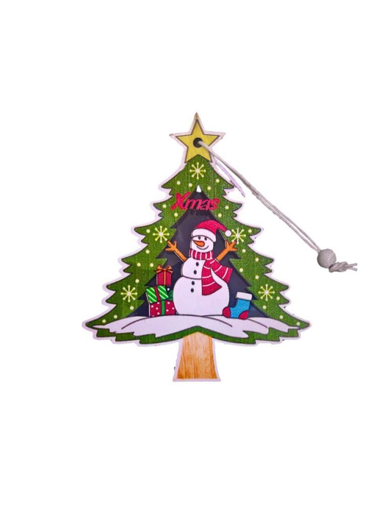 Pingente Decoração árvore De Natal Com Cordão