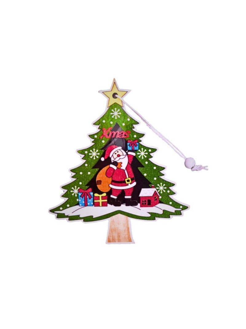 Pingente Decoração árvore De Natal Com Cordão