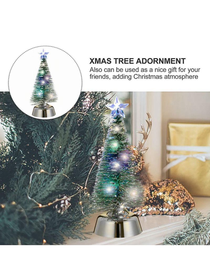 Mini árvore De Natal Cedro Brilhante Led Branco