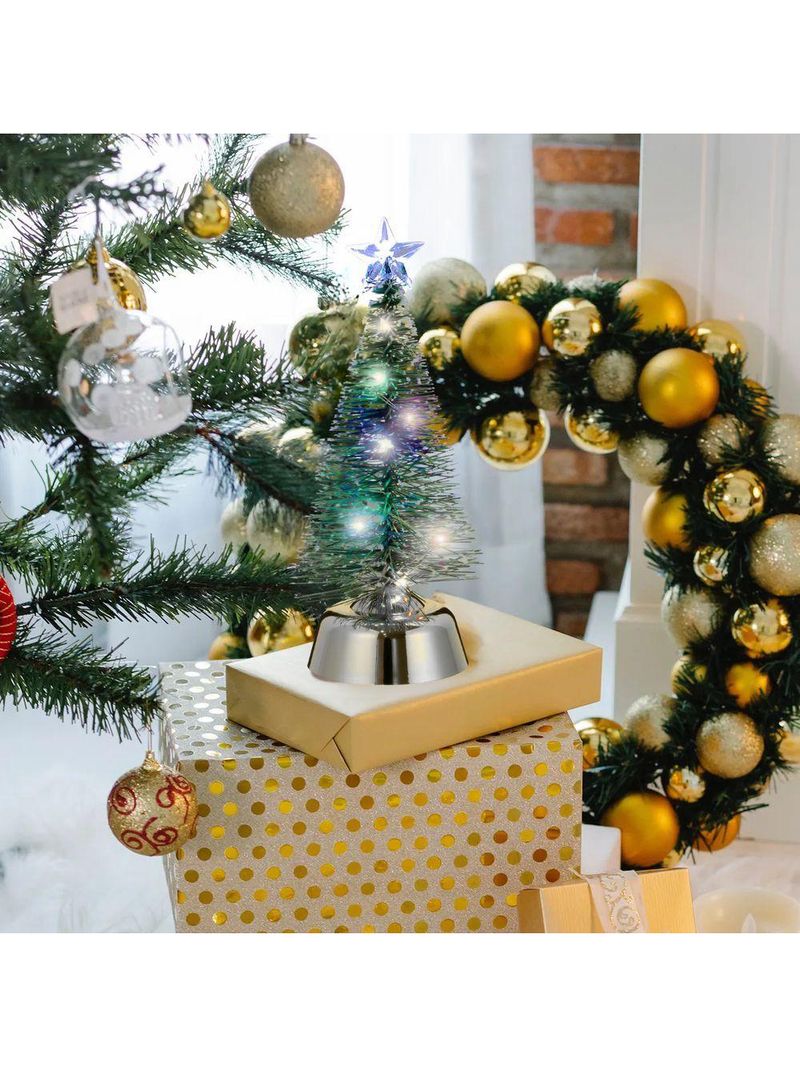 Mini árvore De Natal Cedro Brilhante Led Branco