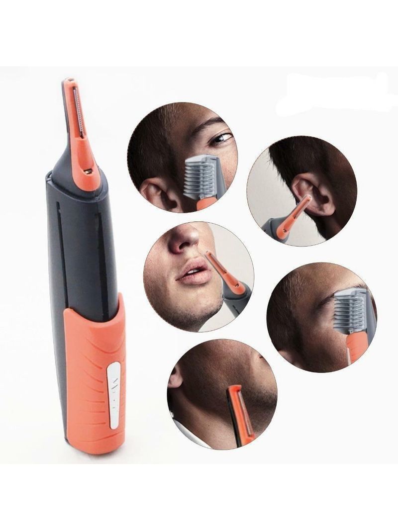 Maquina De Cortar Cabelo Aparador Pelos Sem Fio Led 6 Em 1 Kit Completo Nariz Orelha Barba Sobrancelha Corpo Rosto