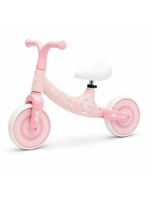 Bicicleta Equilíbrio Infantil Sem Pedal Rosa Ajustável 30kg