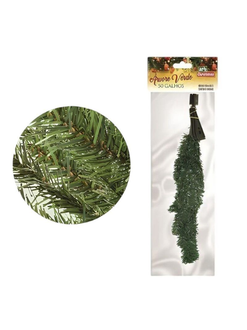 Árvore De Natal Verde 90cm Com 70 Galhos Prime Zein